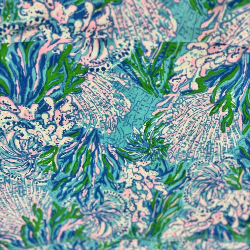 Lilly‎ Pulitzer Zadora High Rise Skort Women's M Las Olas Aqua UPF 50 NWT Blue - Picture 8 of 12